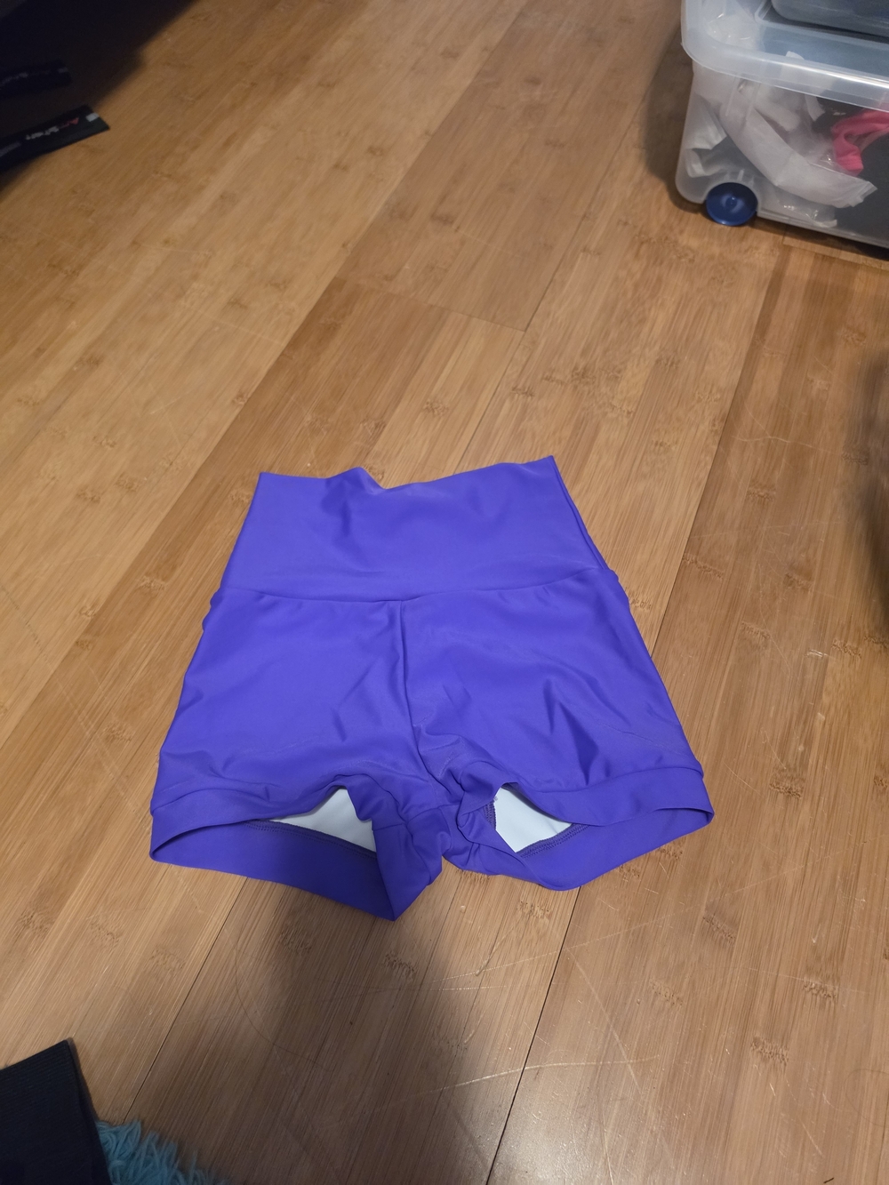 High-Waisted Purple Women’s Performance Shorts